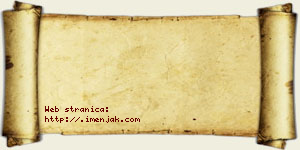 Isidora Radenović vizit kartica